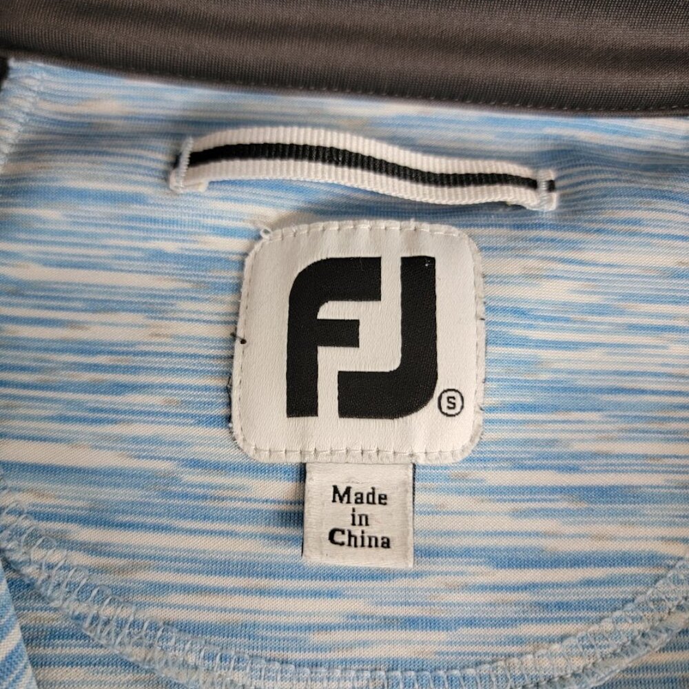Footjoy FJ Womens Blue Performance Full Zip Golf Jacket Size Small Active Sporty - Picture 6 of 13